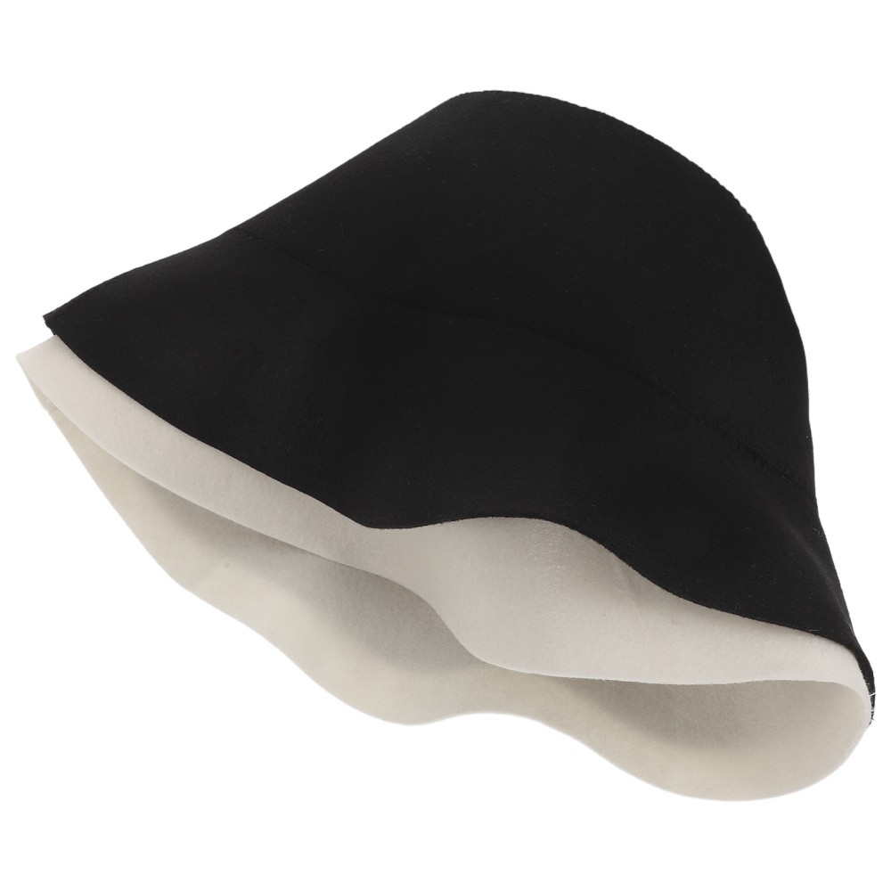 2pcs Felt Sauna Hat: Wool Bath Cap - Breathable Insulating Headwear - Bucket