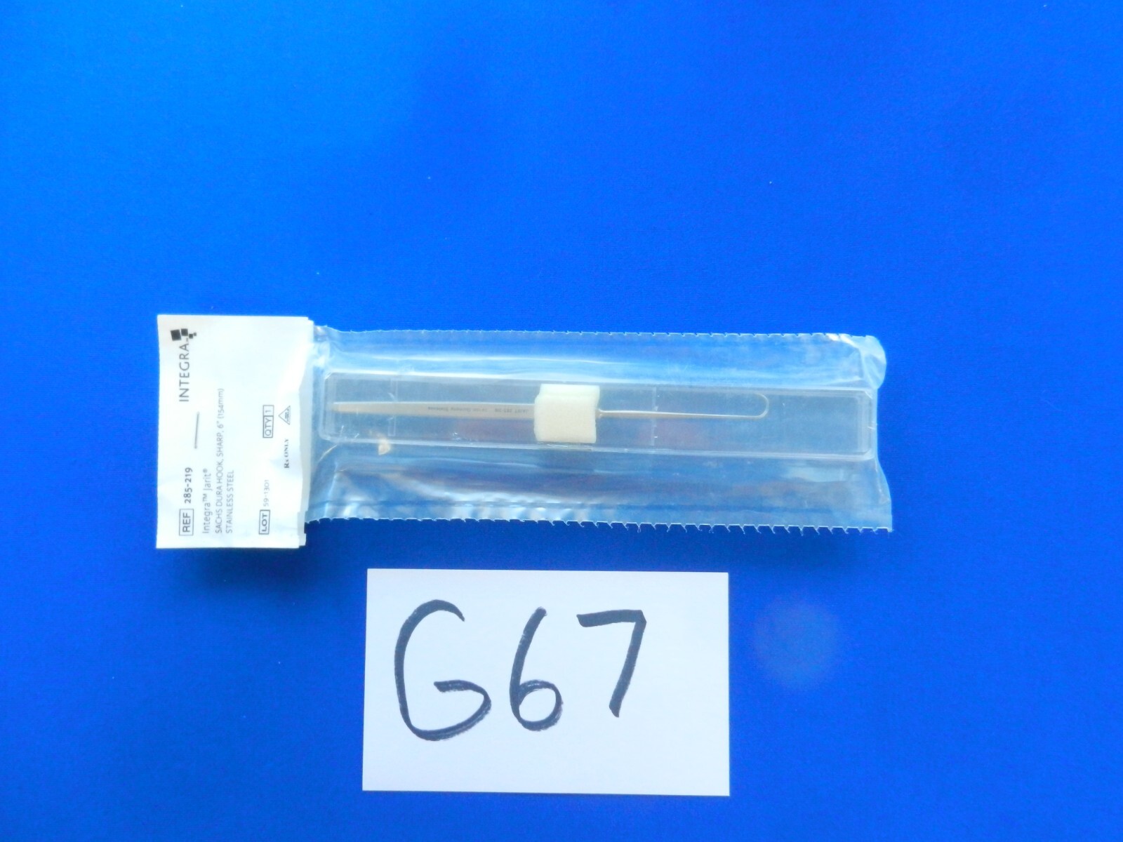 G67 ***NEW*** Jarit 285-219 Sachs Sharp Hook 15.4cm Overall Length