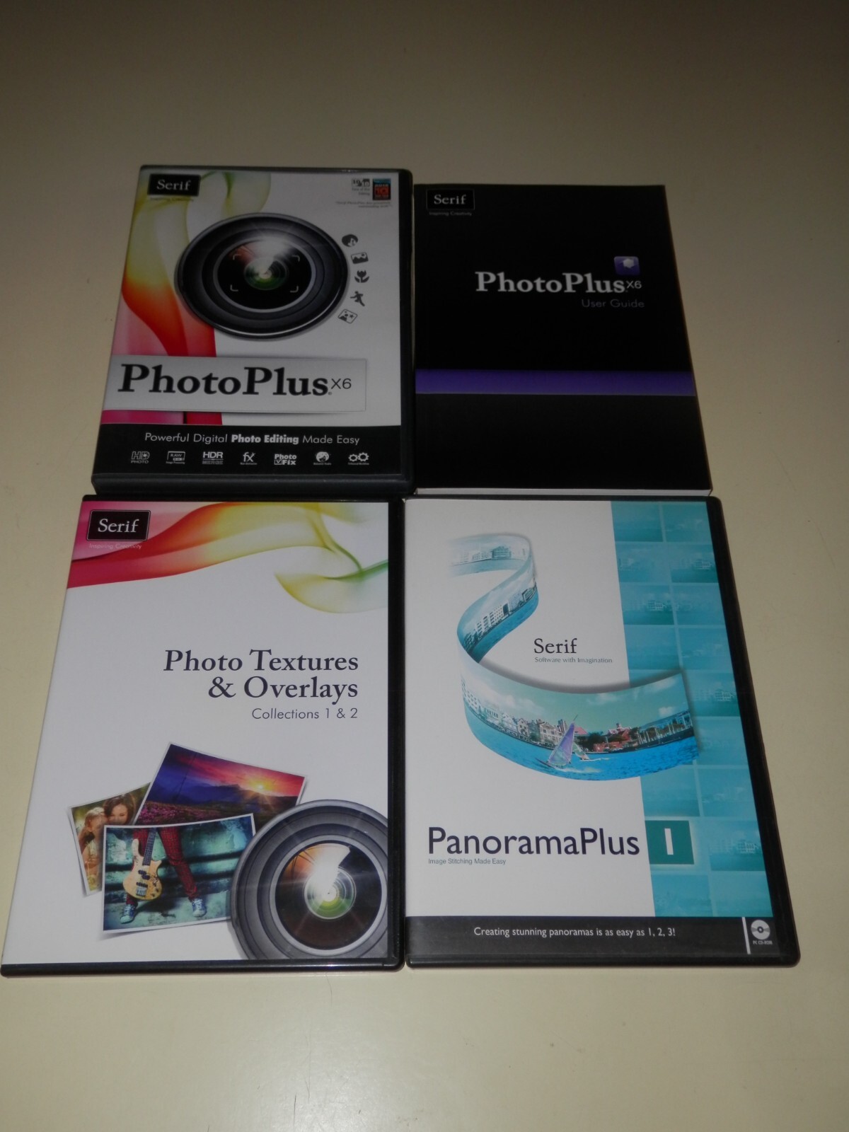 Serif PhotoPlus X6 PC  Photo Textures & Overlays and Panorama Plus (3 packages)