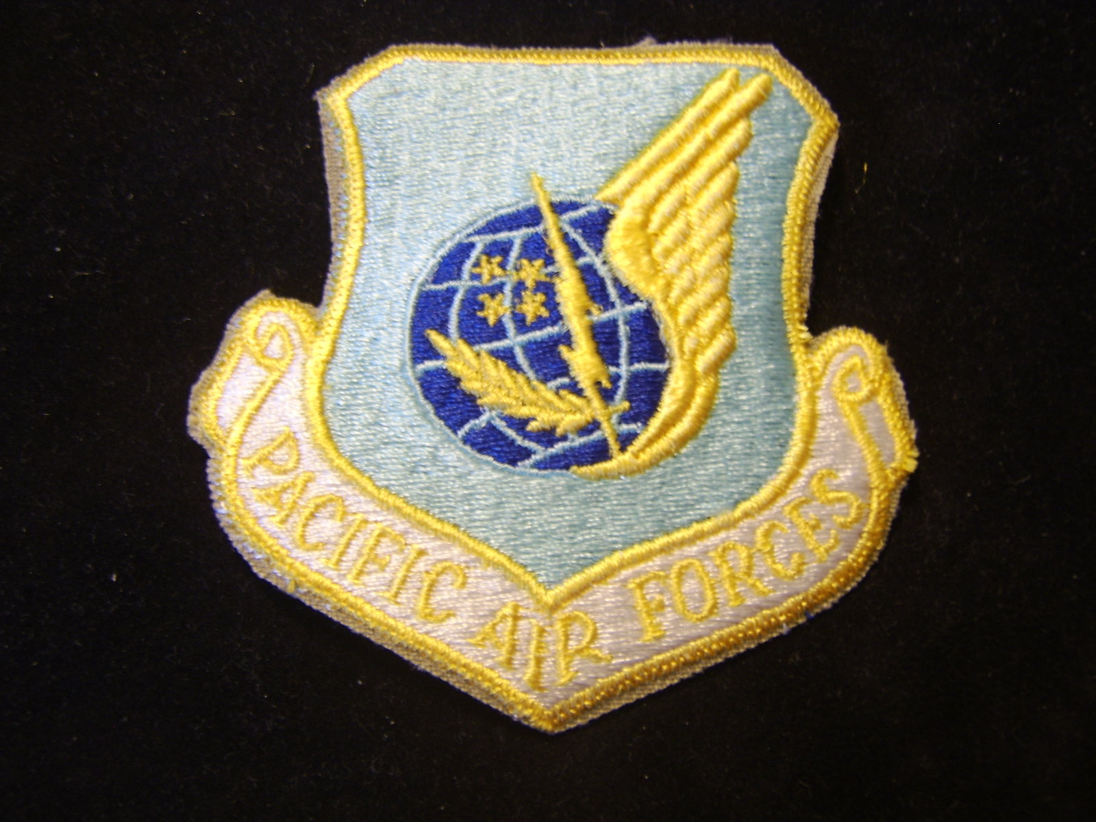 PACIFIC AIR FORCES PATCH - COLOR VARIATION #2 CUT EDGE USAF PATCH NOS
