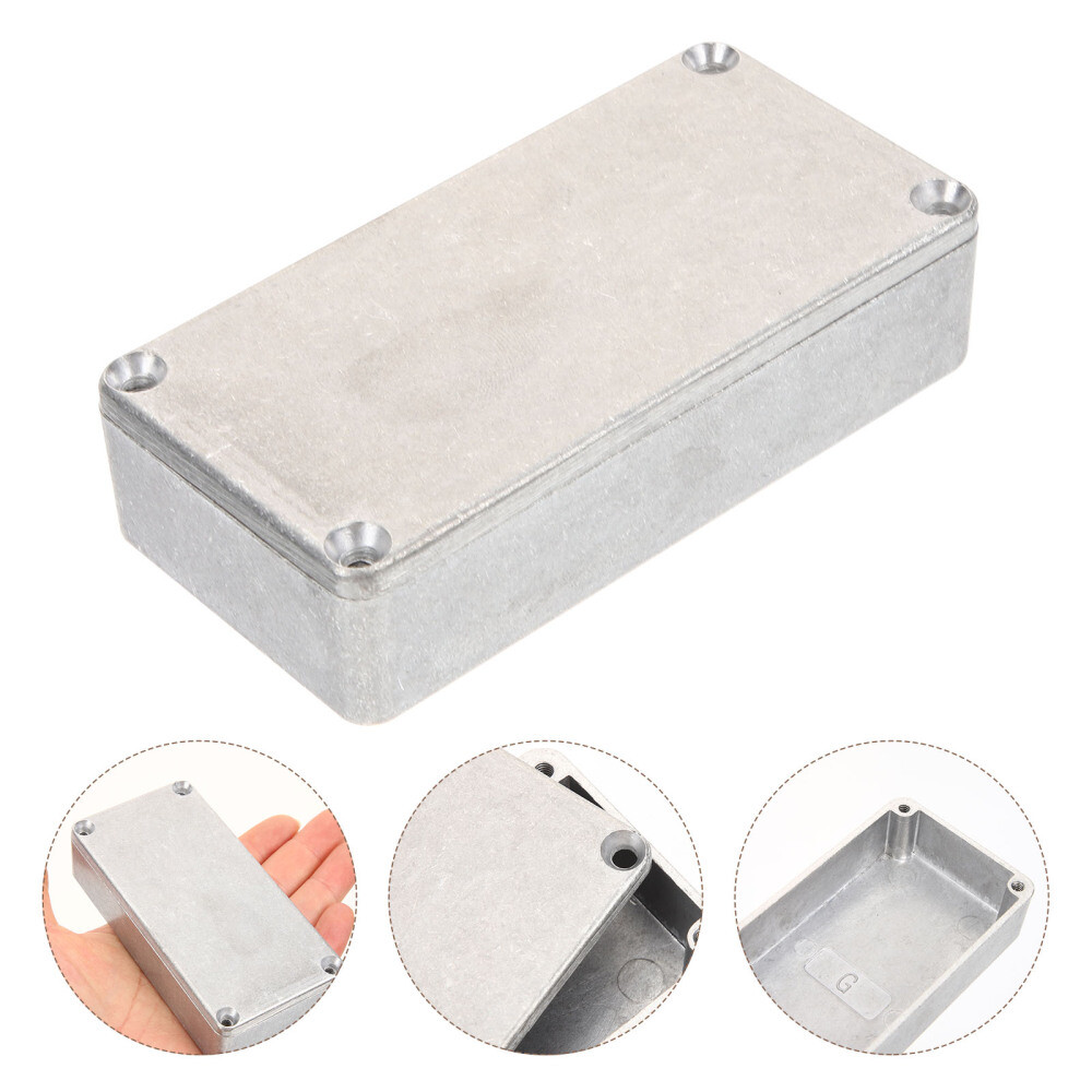 Replacement Aluminum Box Case Instrument Effector Enclosure Pedal Board
