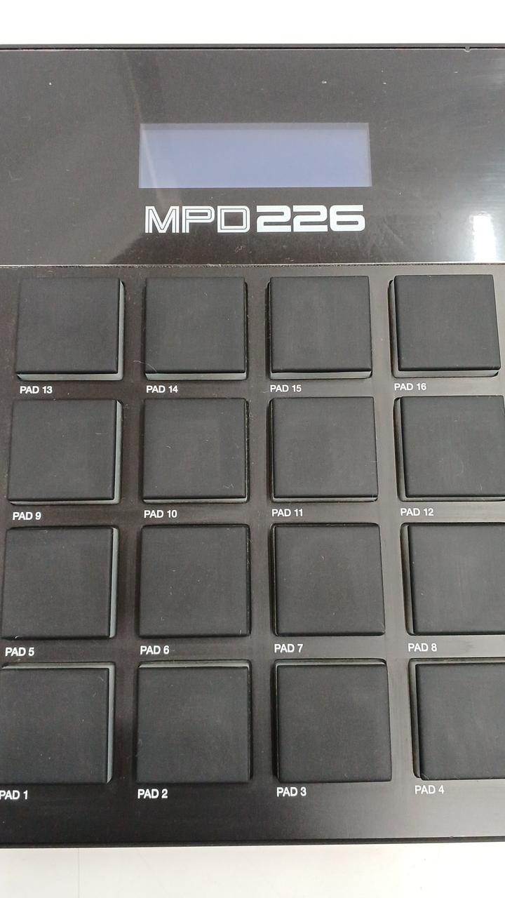 AKAI Professional MPD226 MIDI Pad Controller w/ Faders Knobs Box Manual Japan