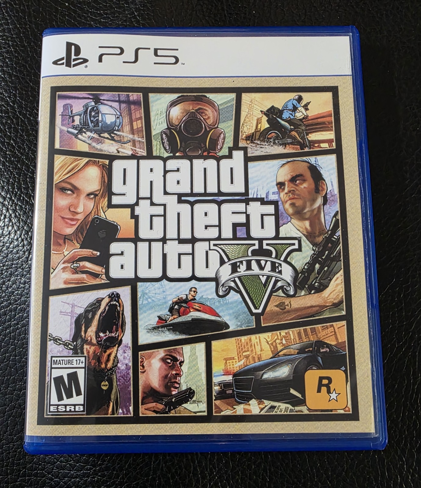 Replacement Case (NO GAME) Grand Theft Auto V Standard Edition PlayStation 5 PS5