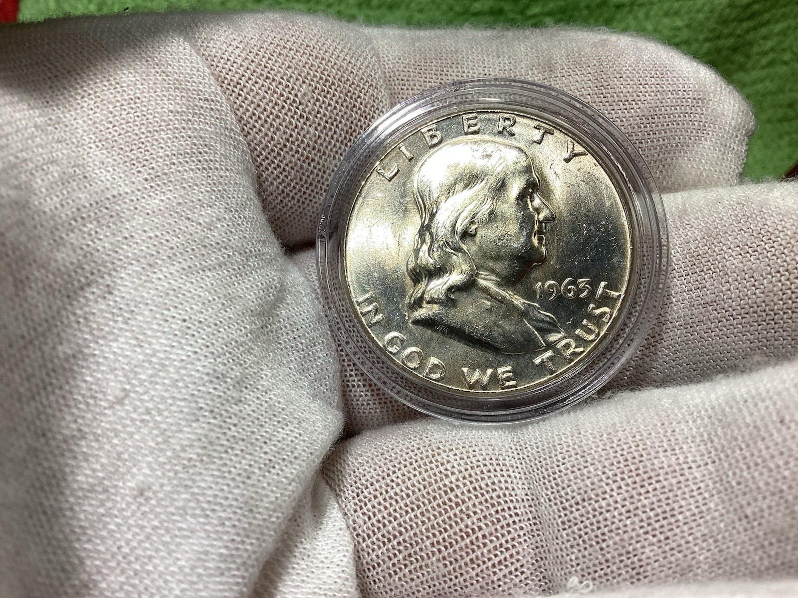1963 FRANKLIN HALF 💰UNC FROM MINT ROLL GRADABLE QUALITY FREE SHIPPING 🚢
