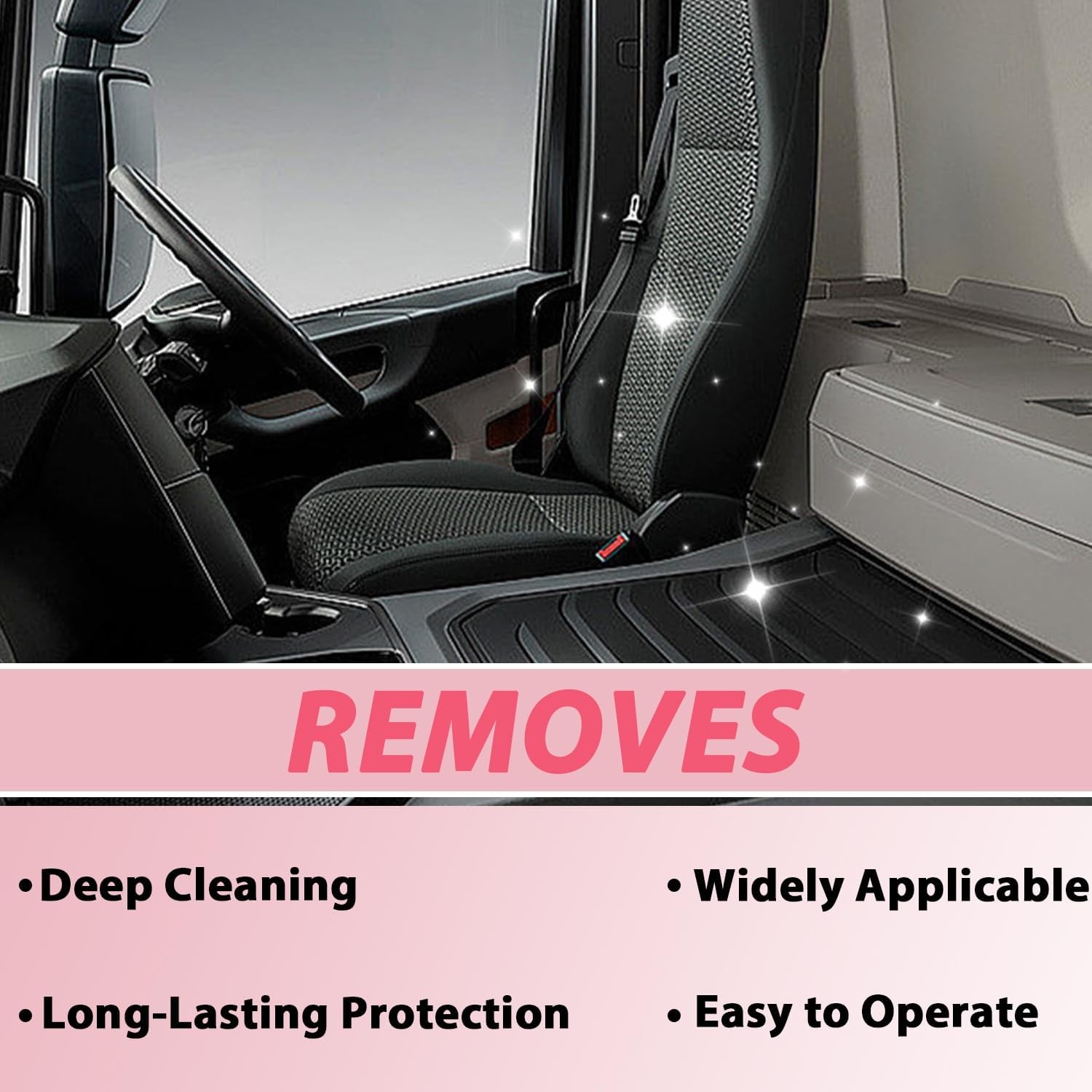 Car Interior Cleaner, Vehicle Interior Polish, 100ml Car Interior Cleaner