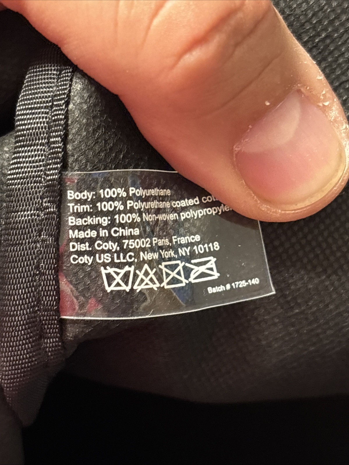 Calvin Klein Backpack Polyurethane Grey School Travel