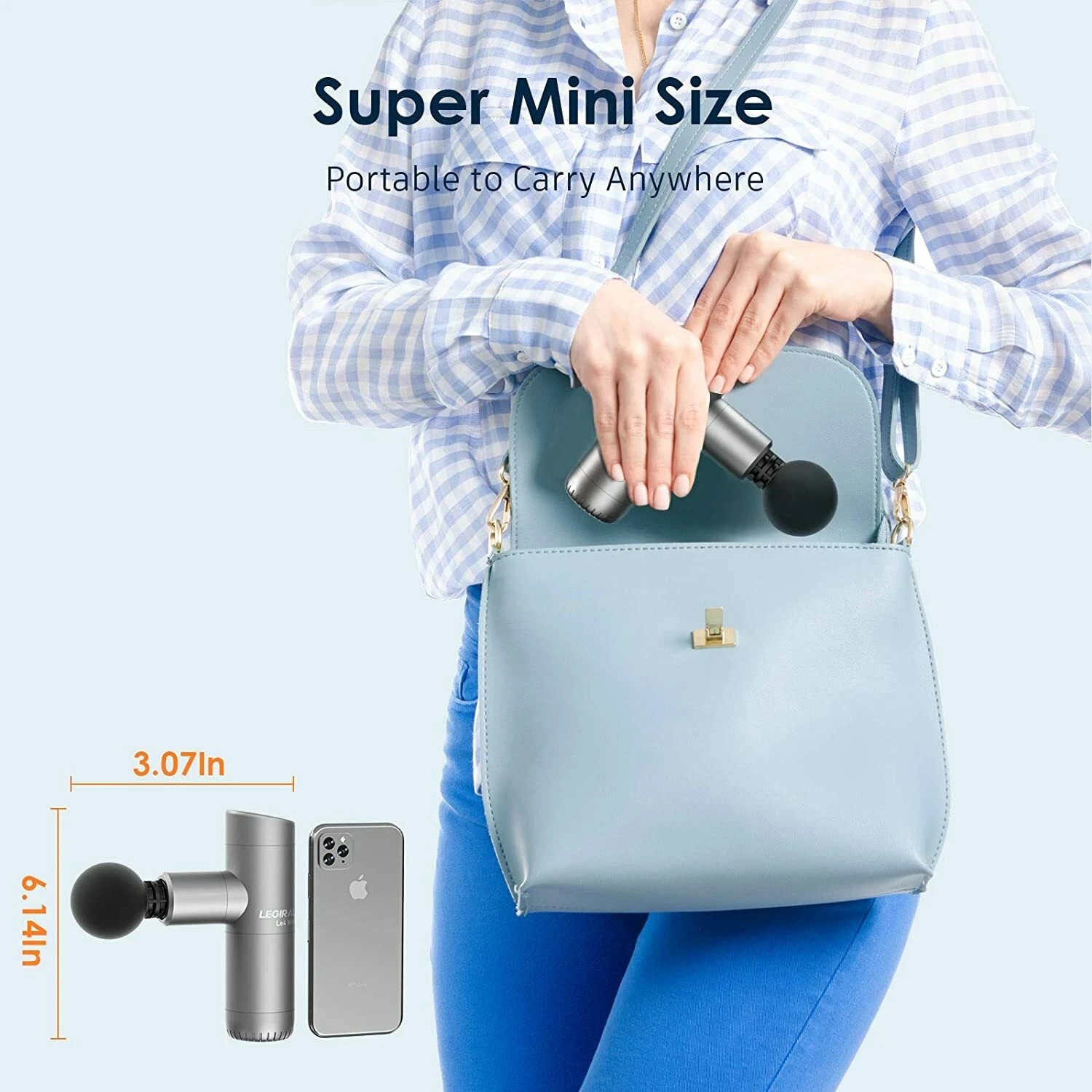 Massage Gun Percussion Deep Tissue Massager Muscle Vibrating Relax head