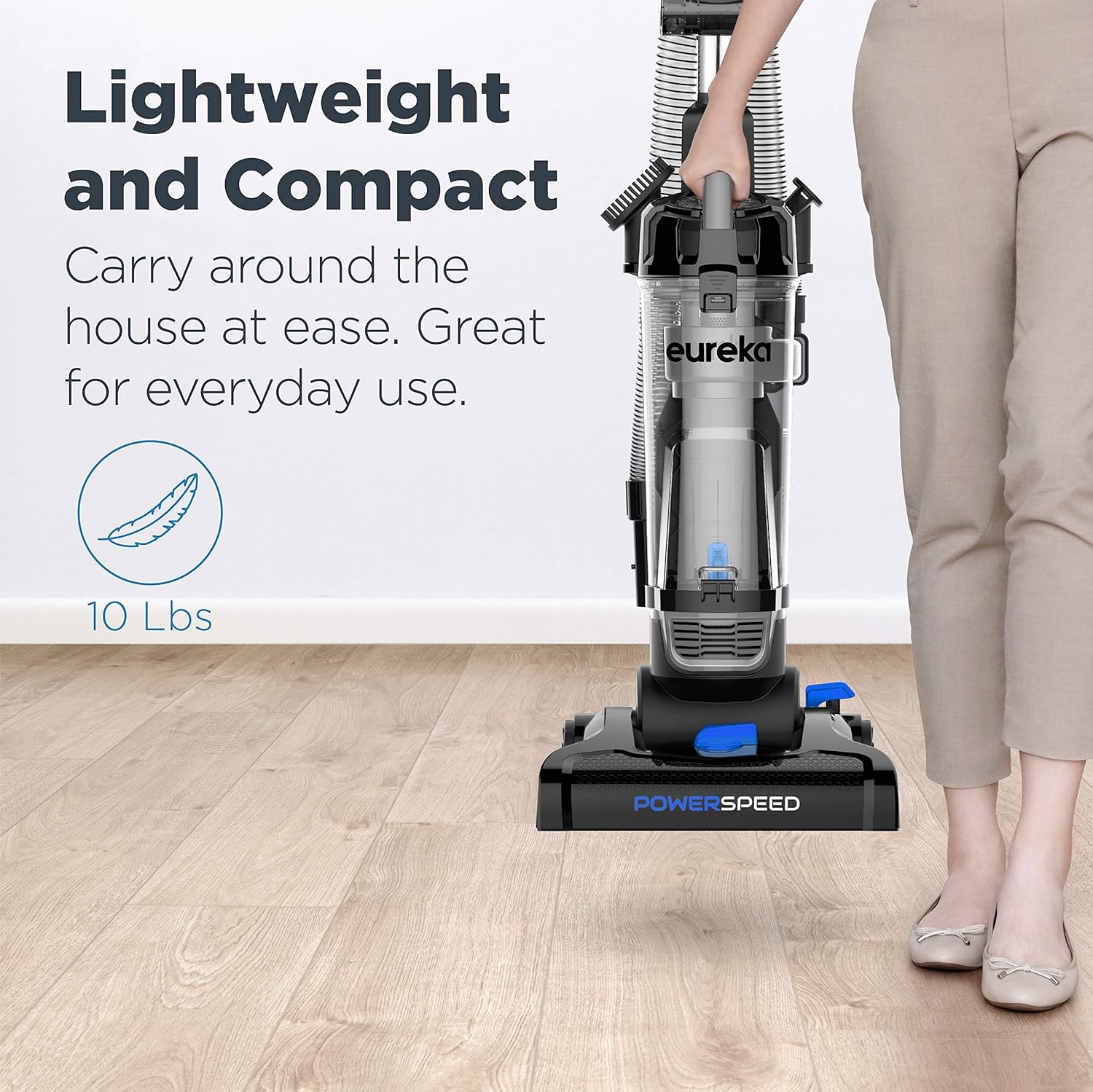PowerSpeed Lightweight Upright Vacuum Cleaner for Carpet and Hard Floor NEU181A
