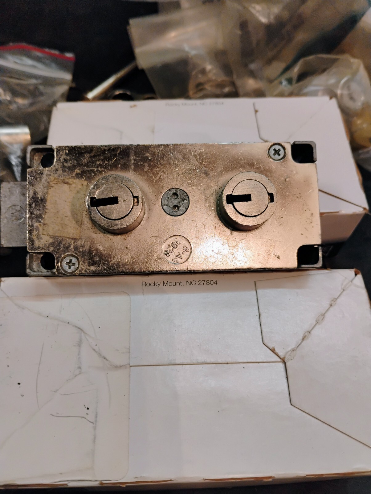 Lefenure/bullseye safe deposit box lock