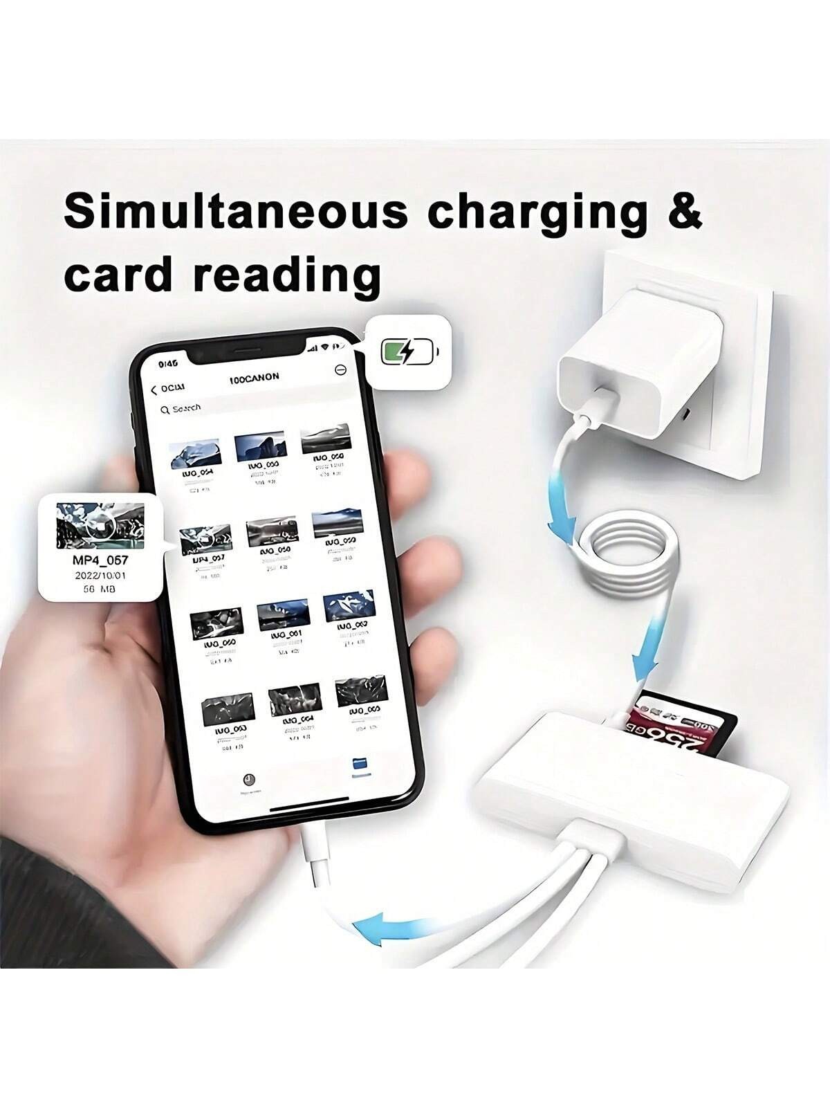 5 in 1 Memory Card Reader USB 3.0 OTG Adapter SD Card Reader For iPhone/iPad