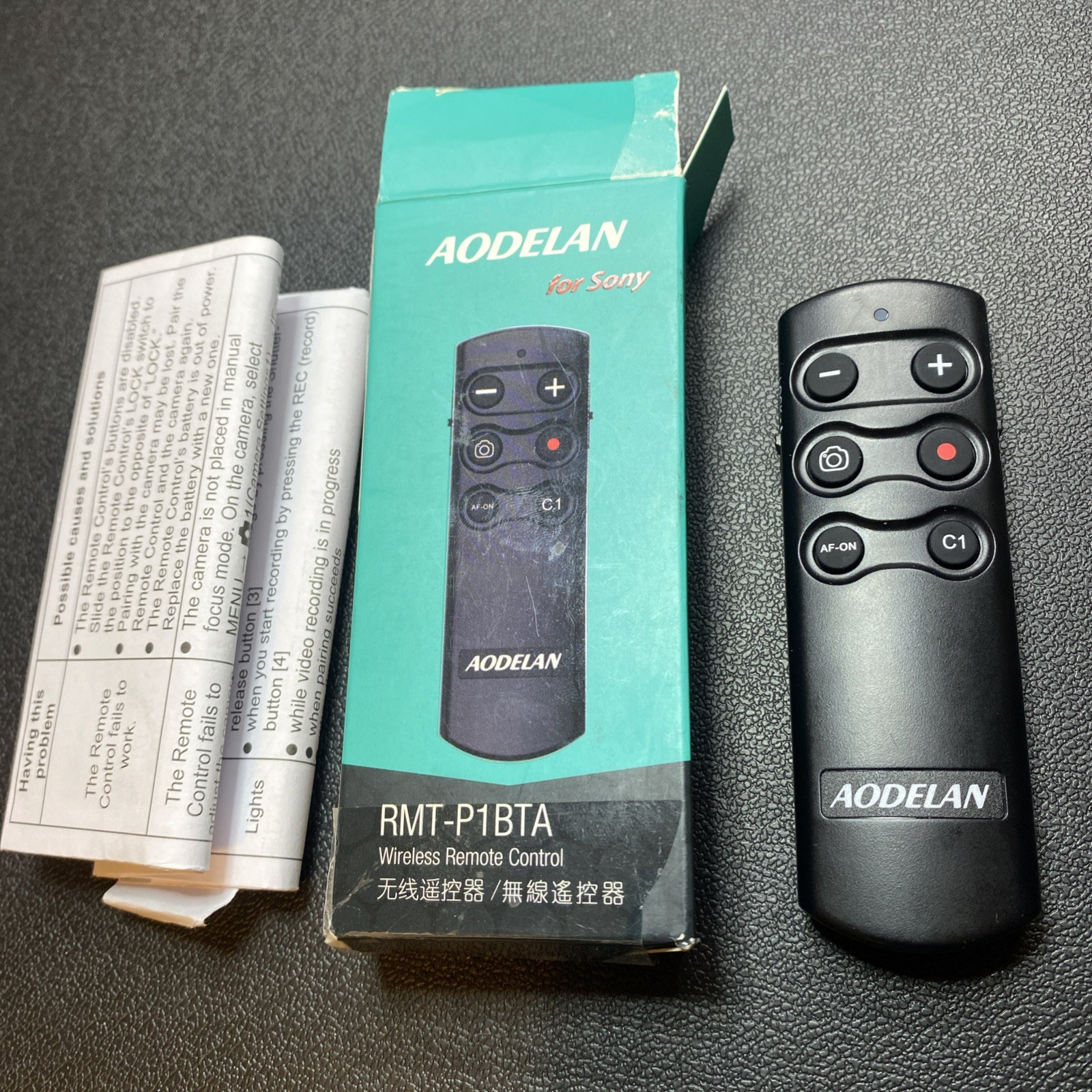 Aodelan RMT-P1BTA wireless remote control shutter release Sony digital cameras