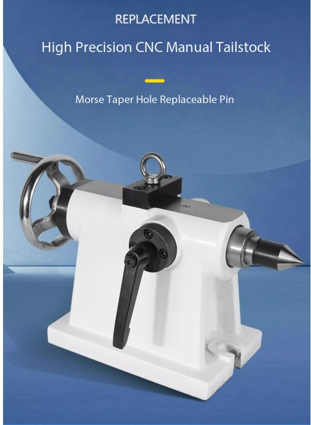 Four-axis Tailstock Indexing Head Heavy-duty Rapid-feed Manual Instrument Lathe