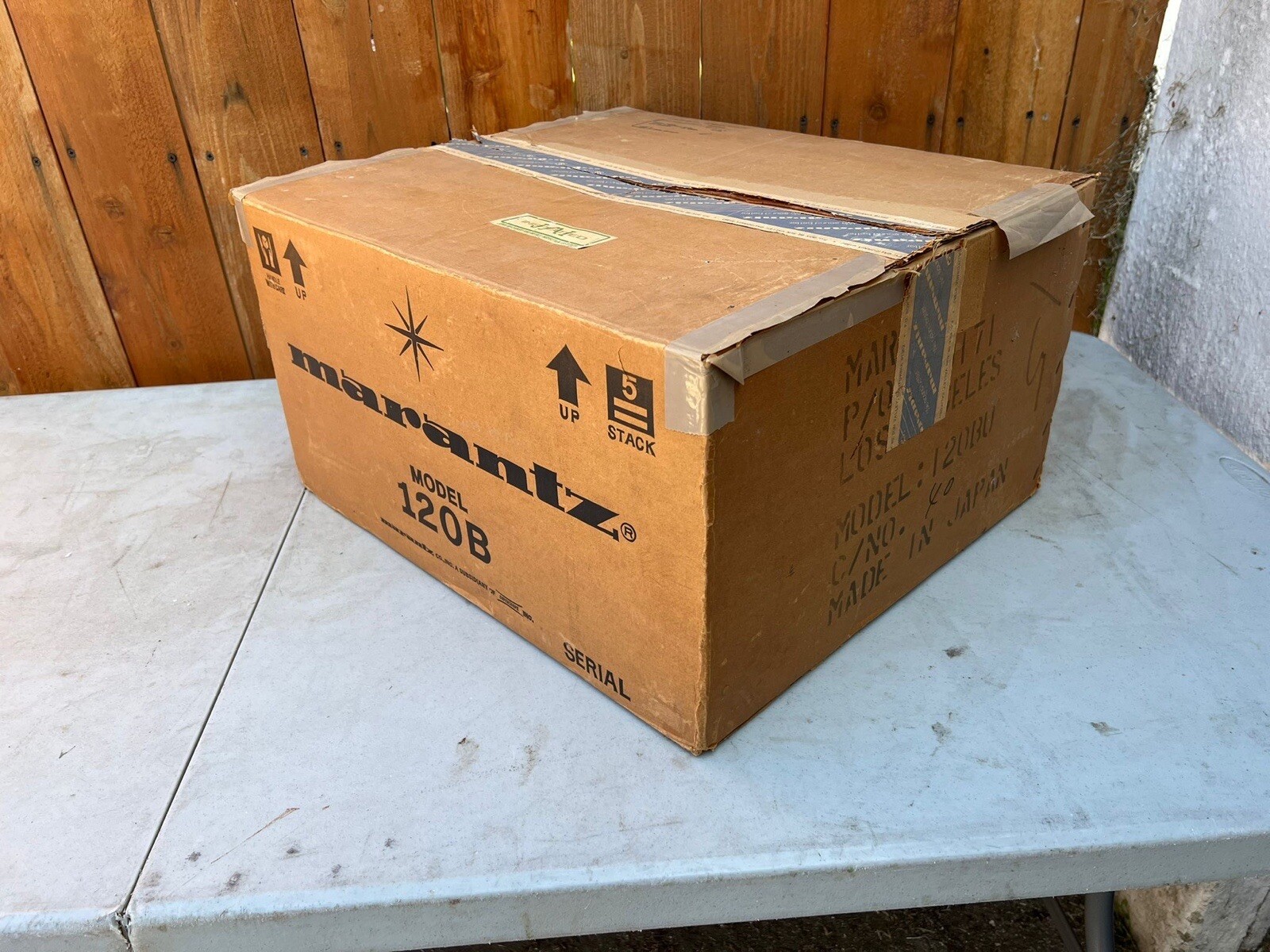 MARANTZ 120B ORIGINAL DOUBLE BOX ONLY