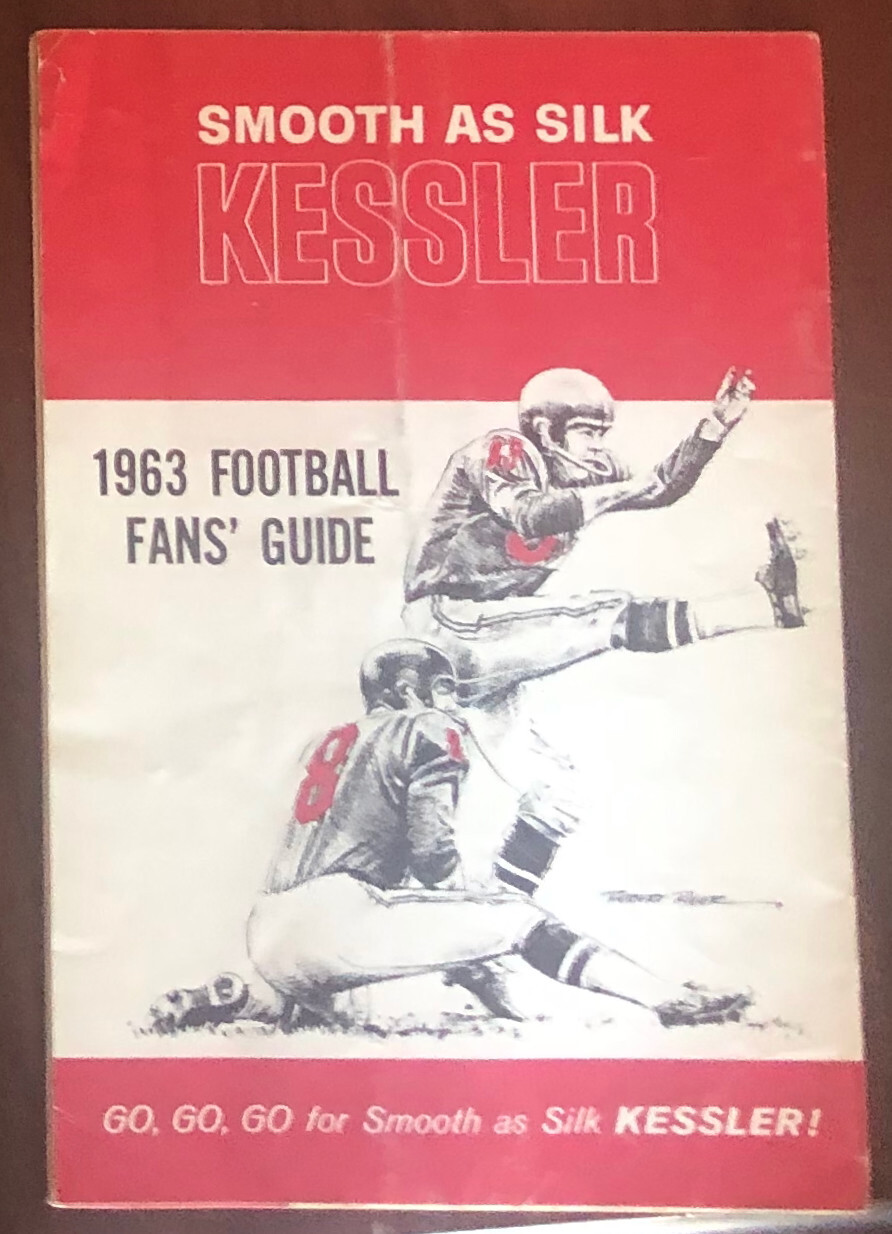 1963 Kessler Football Fans Guide