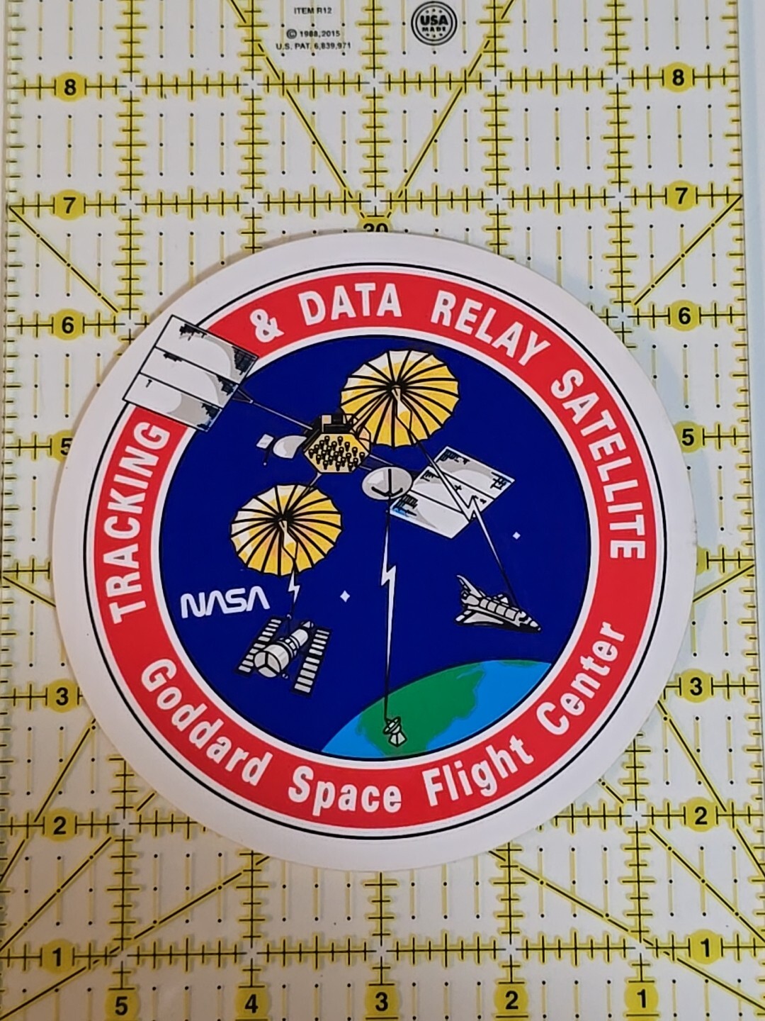 Authentic - NASA / GODDARD - TRACKING AND DATA RELAY SATELLITE - STICKER - 5"