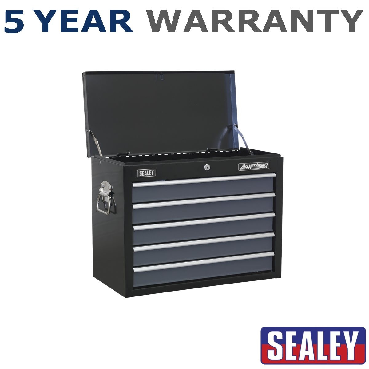Sealey American PRO� Topchest 5 Drawer Black/Grey AP3505TB