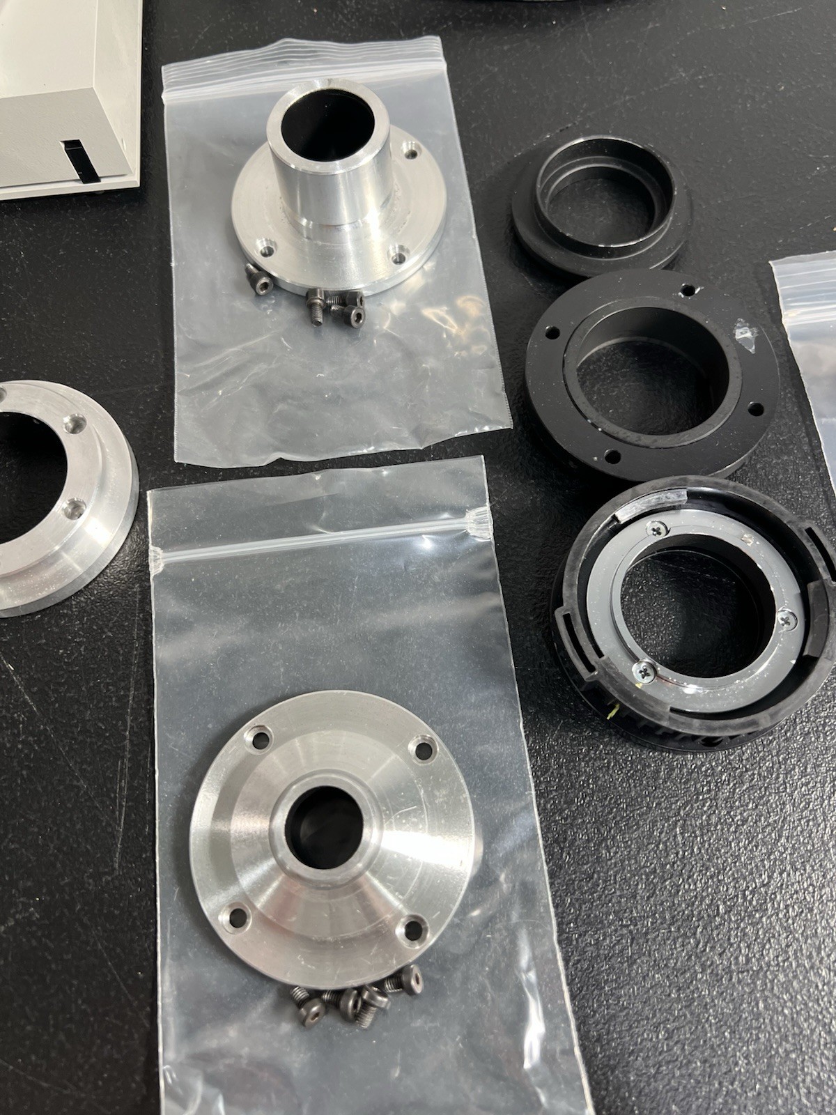 Ludl LEP Microscope Dual Filter Wheel Shutter Assembly Serial #097449