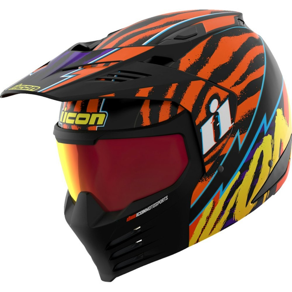 Icon 0104-3350 Elsinore Rad Dawn Helmet 2XL Orange