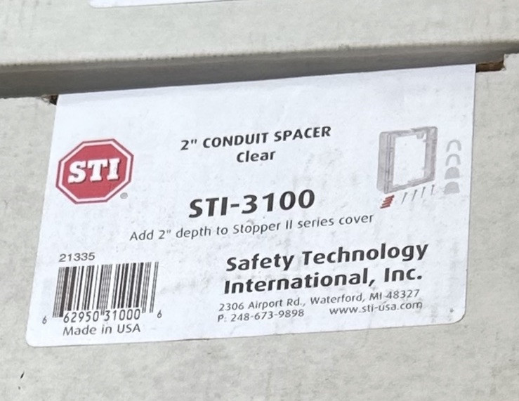 STI - 3100 NEW GENUINE SAFETY TECH INC. 2" CONDUIT SPACER