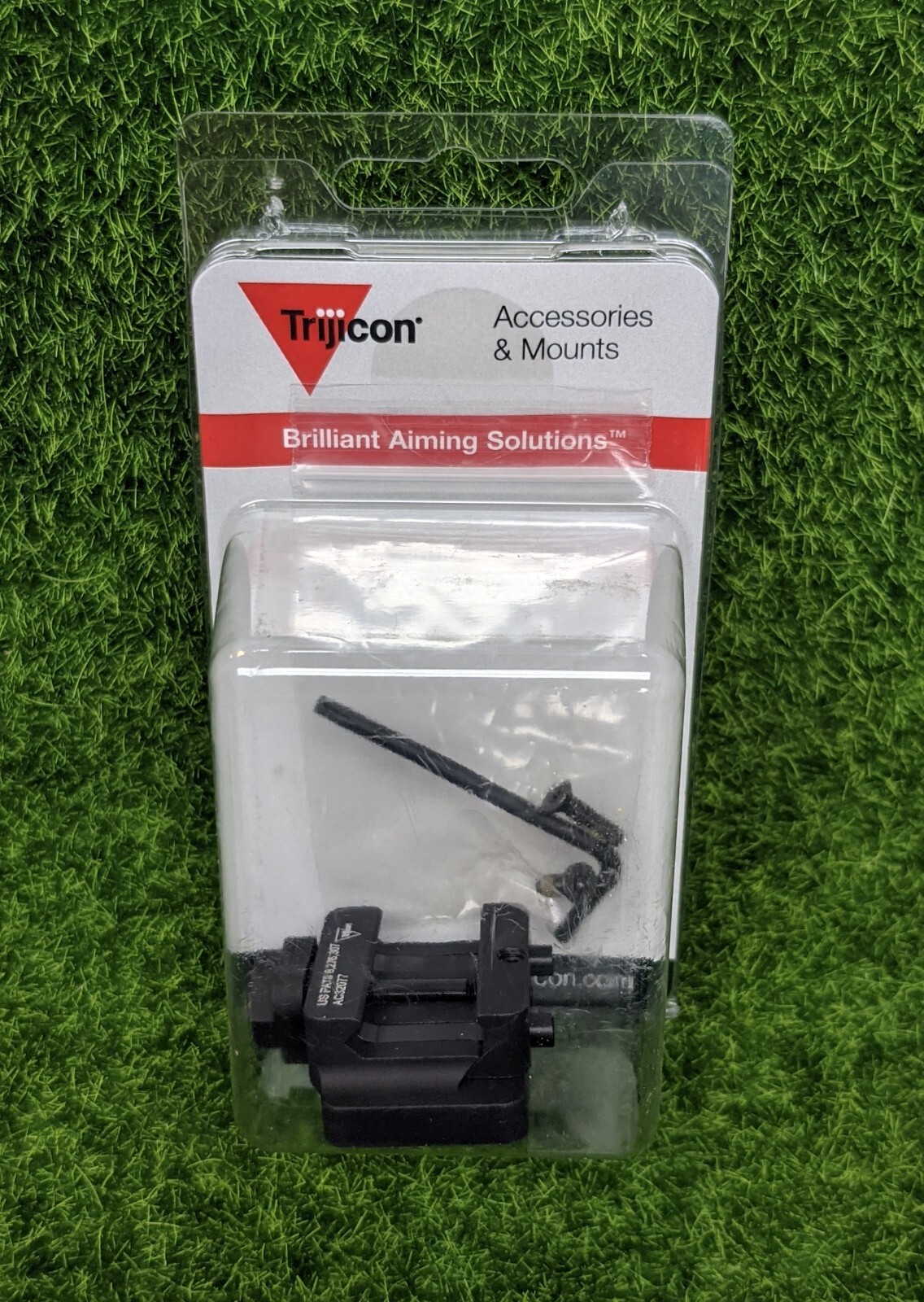 Trijicon RMR/SRO Quick-Release QR Low Weaver Mount, Matte Black - AC32077
