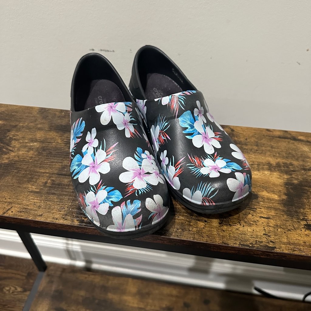 Dansko Professional Floral  - Black Multicolor
