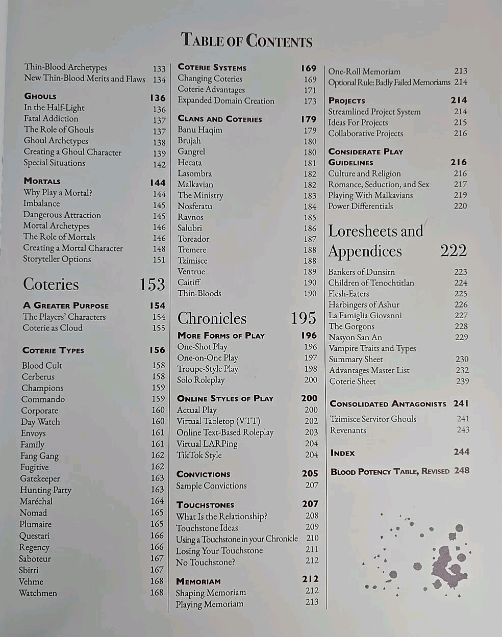 RR | Vampire The Masquerade 5th Edition Players Guide RPG NEW