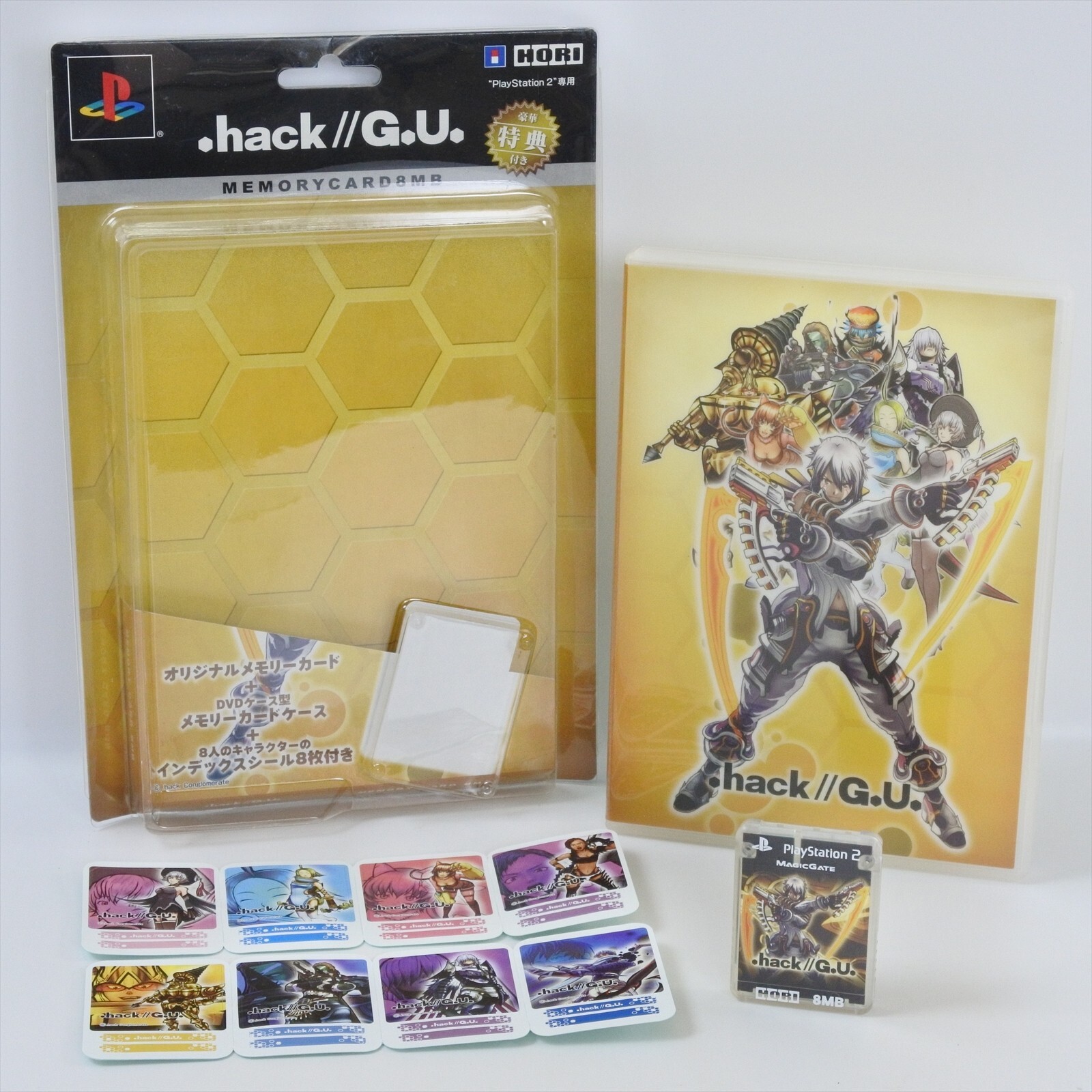 HORI PS2 Playstation 2 Memory Card .HACK G.U. Vol.3 Hack 8MB Boxed 403