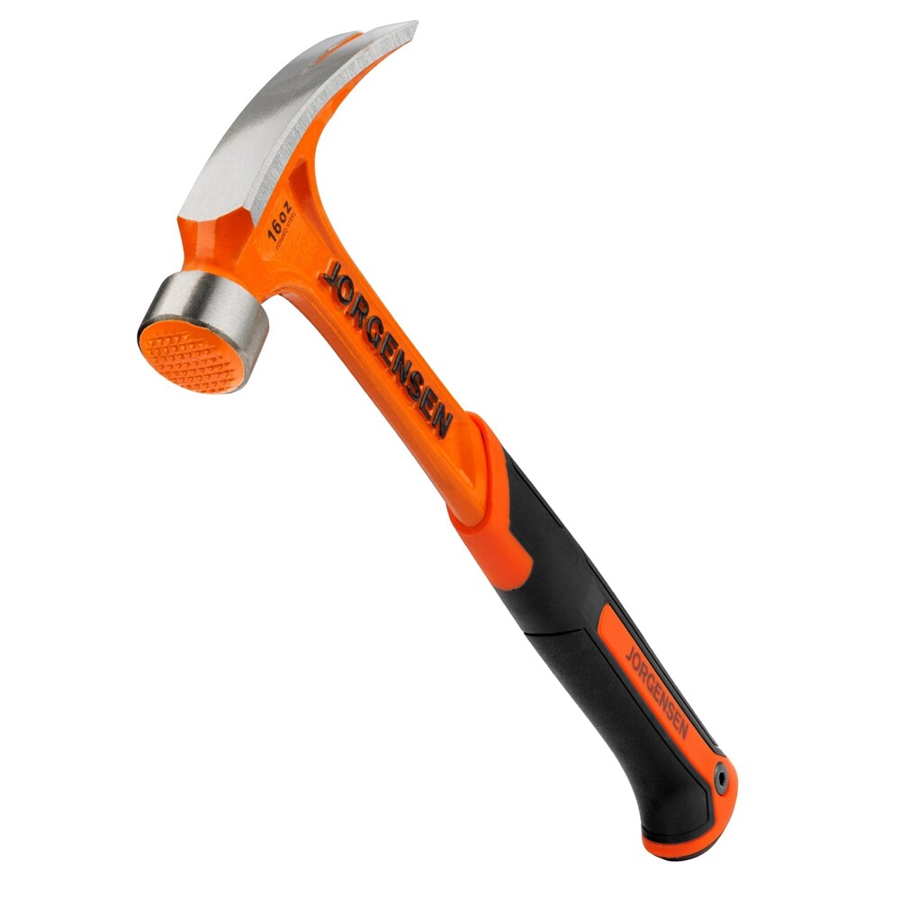 16oz Framing Hammer Straight Rip Claw Hammer Milled Face HeavyDuty Forged Hammer