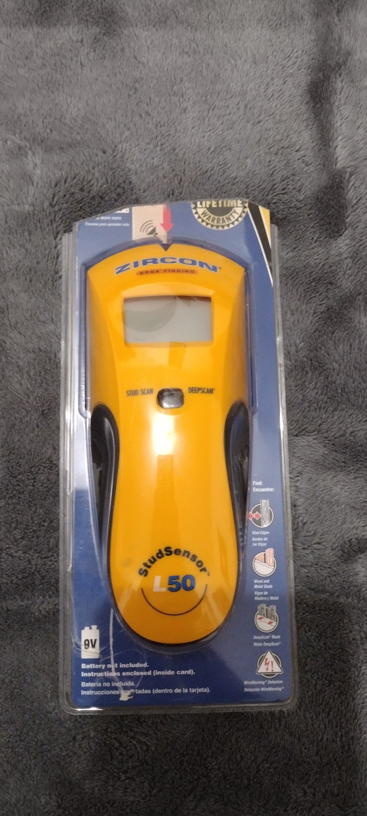 Zircon Studsensor L50 Electronic Stud Finder in Package