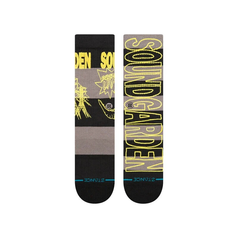 SOUNDGARDEN STANCE SOCKS Adult Size Large 8-13 Punk Rock 90's Grunge Dino HTF