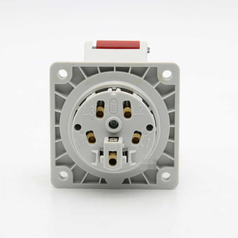 1PC NEW MENNEKES Panel mounted socket 16A5P TYP:1385