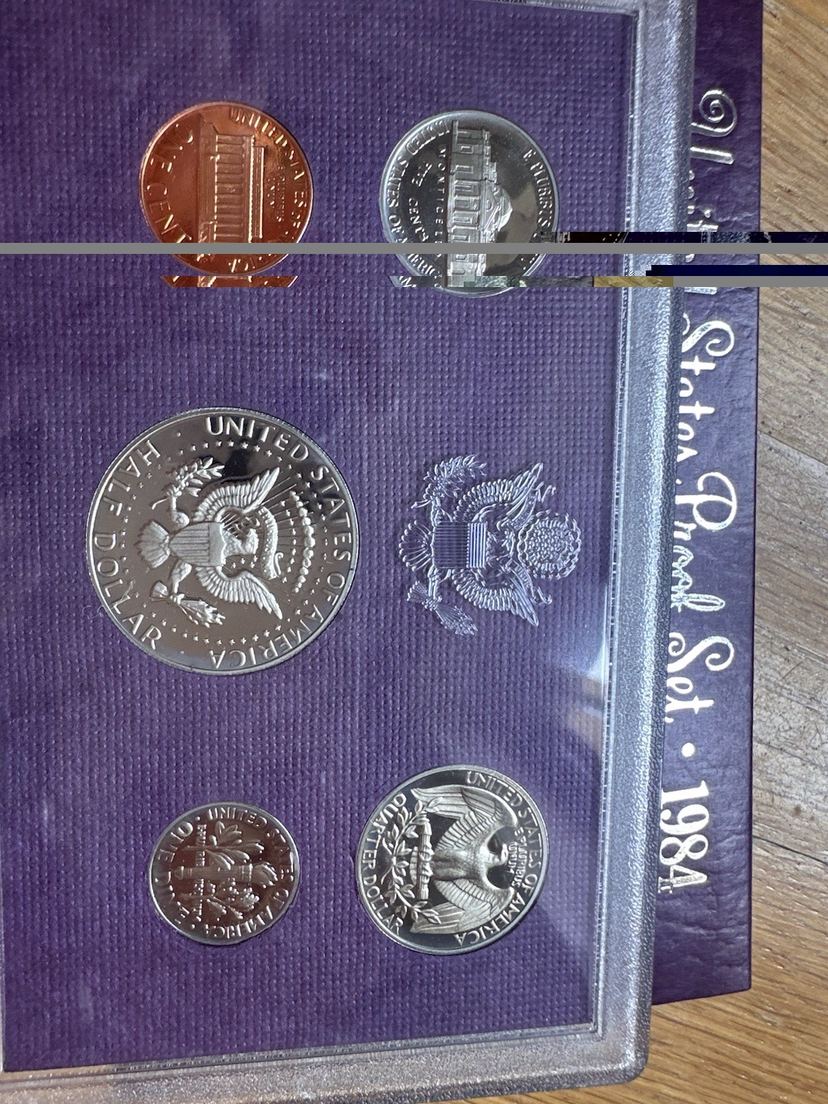 1984 United States Proof Set with Original Government Packaging Uncirculated