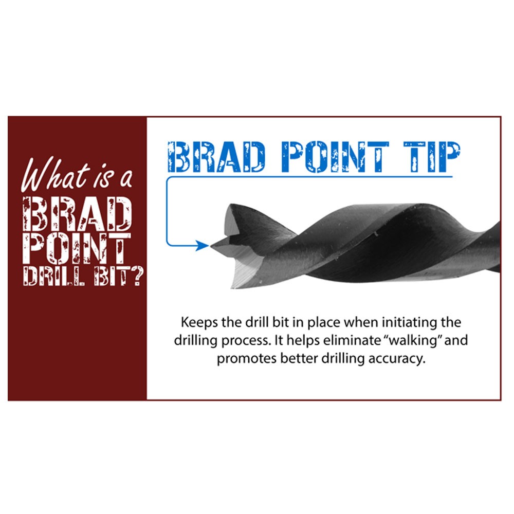 Fulton 916 7 PIECE X-LONG BRAD POINT SET 12"