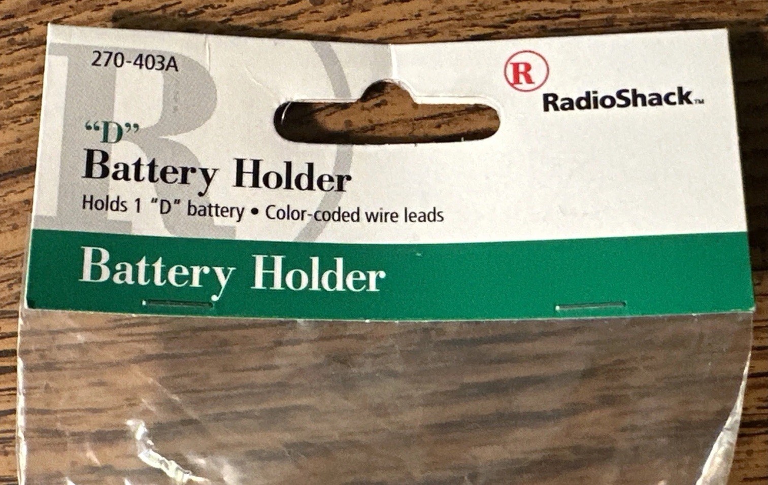 Radio Shack Item No. 270-403A | "D" Battery Holder