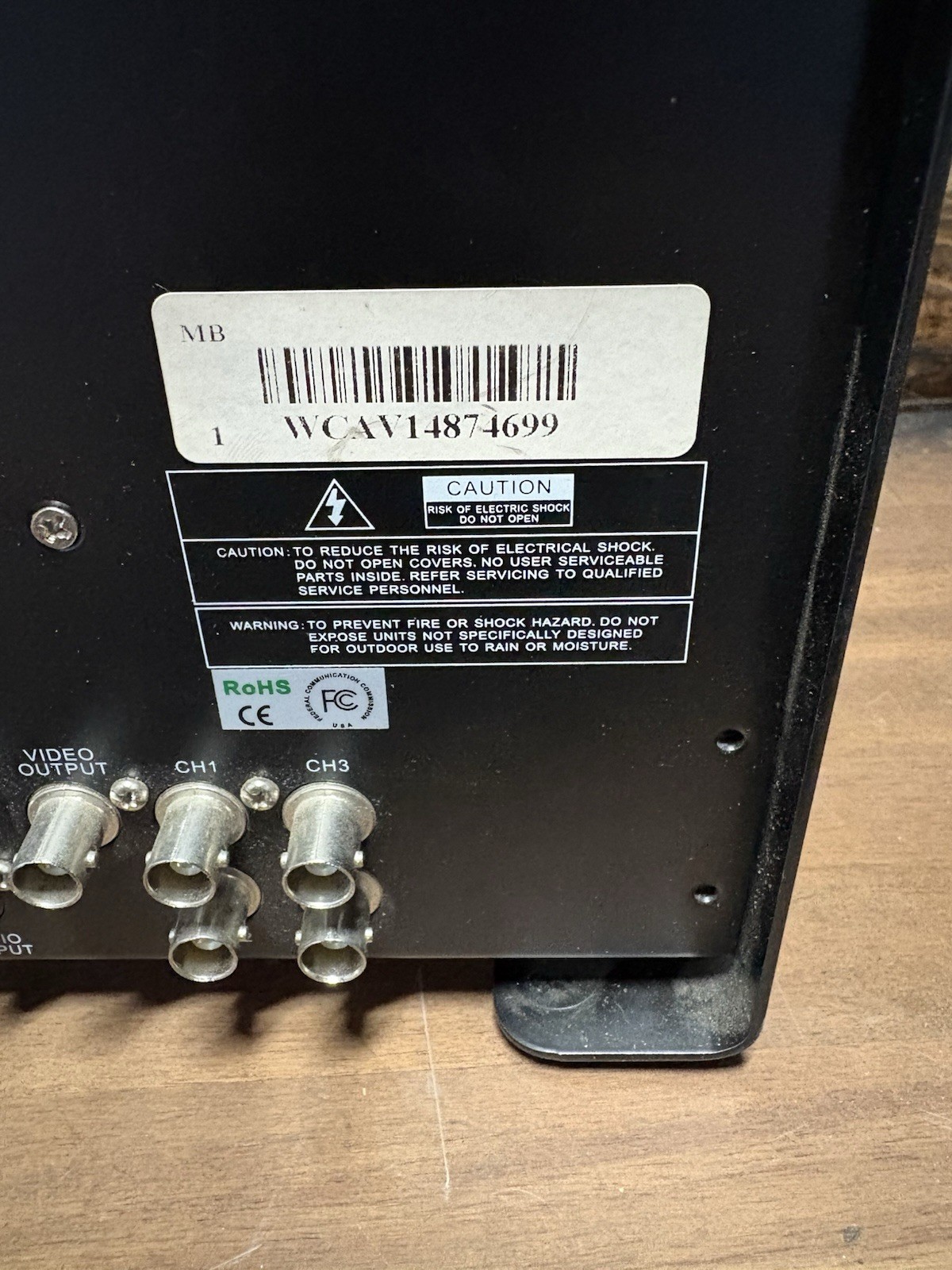 QSee 4channel Digital Video Recorder Model