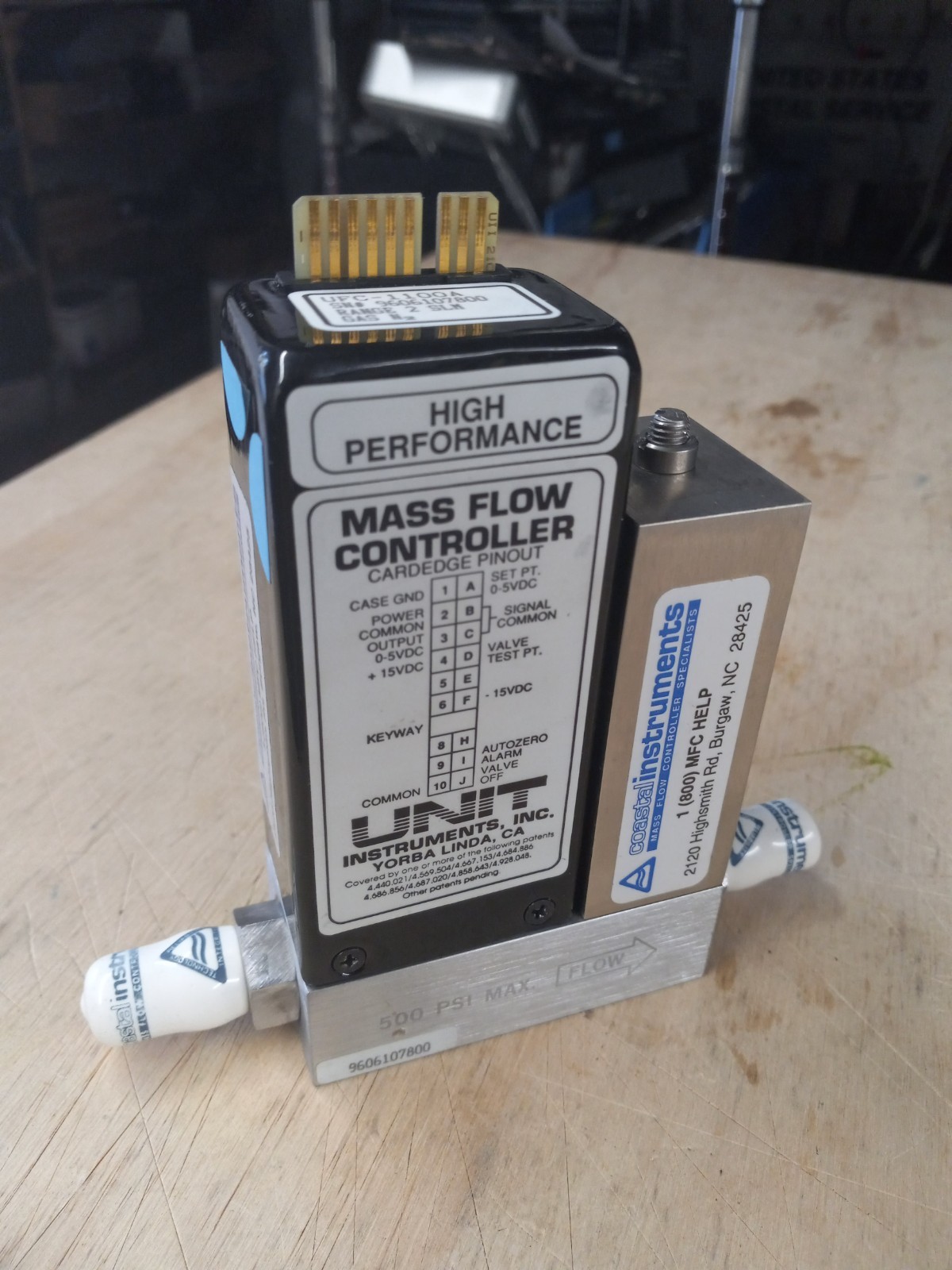 Unit Instruments UFC-1100A  Mass Flow Controller 2 SLM N2 CALIBRATED