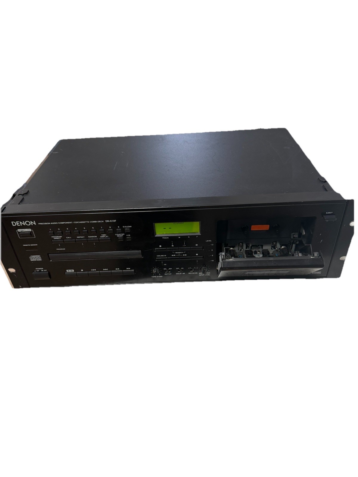 Denon DN-610F Precision Audio Component CD/Cassette Player Recorder TESTED WORKS
