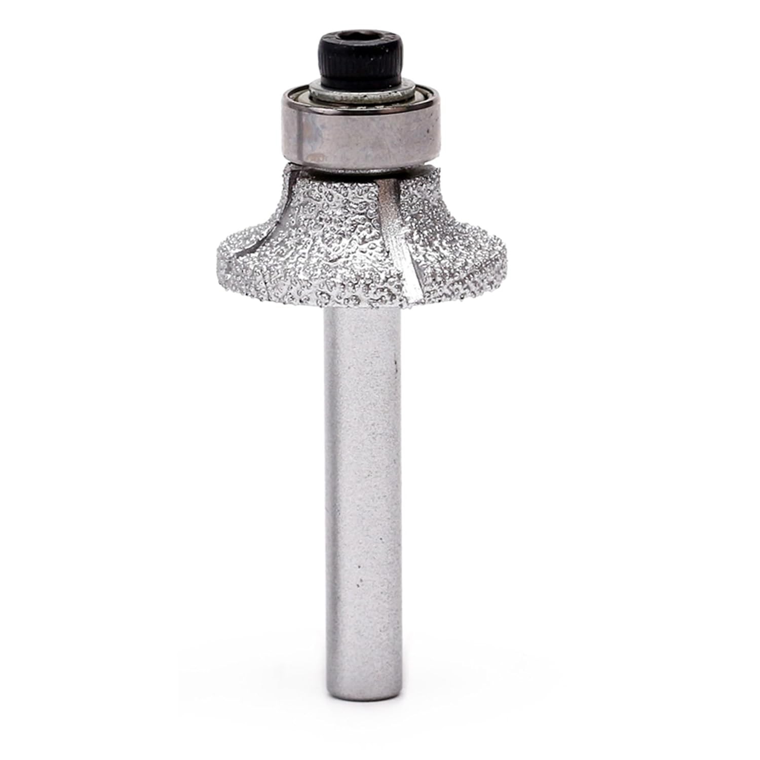 Diamond Brazed Round Over Router Bits 1/4 Shank Bullnose Profile Wheel for Stone