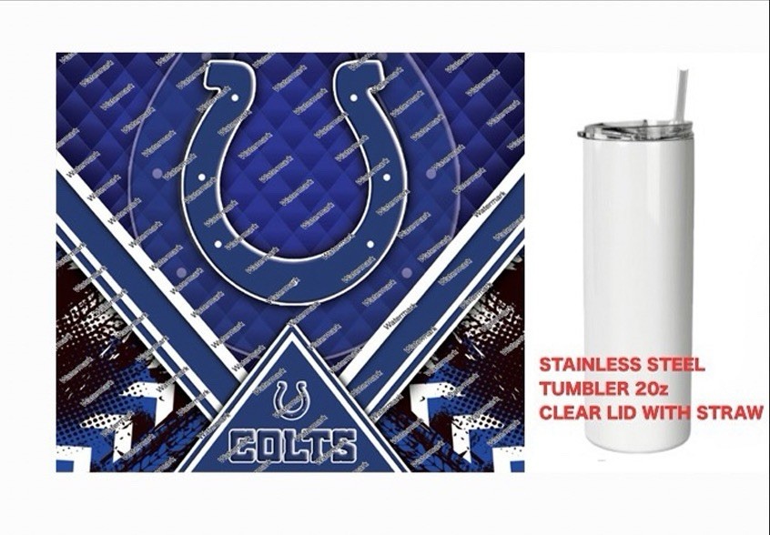 COLTS  -  Tumbler 20 oz Stainless Steel