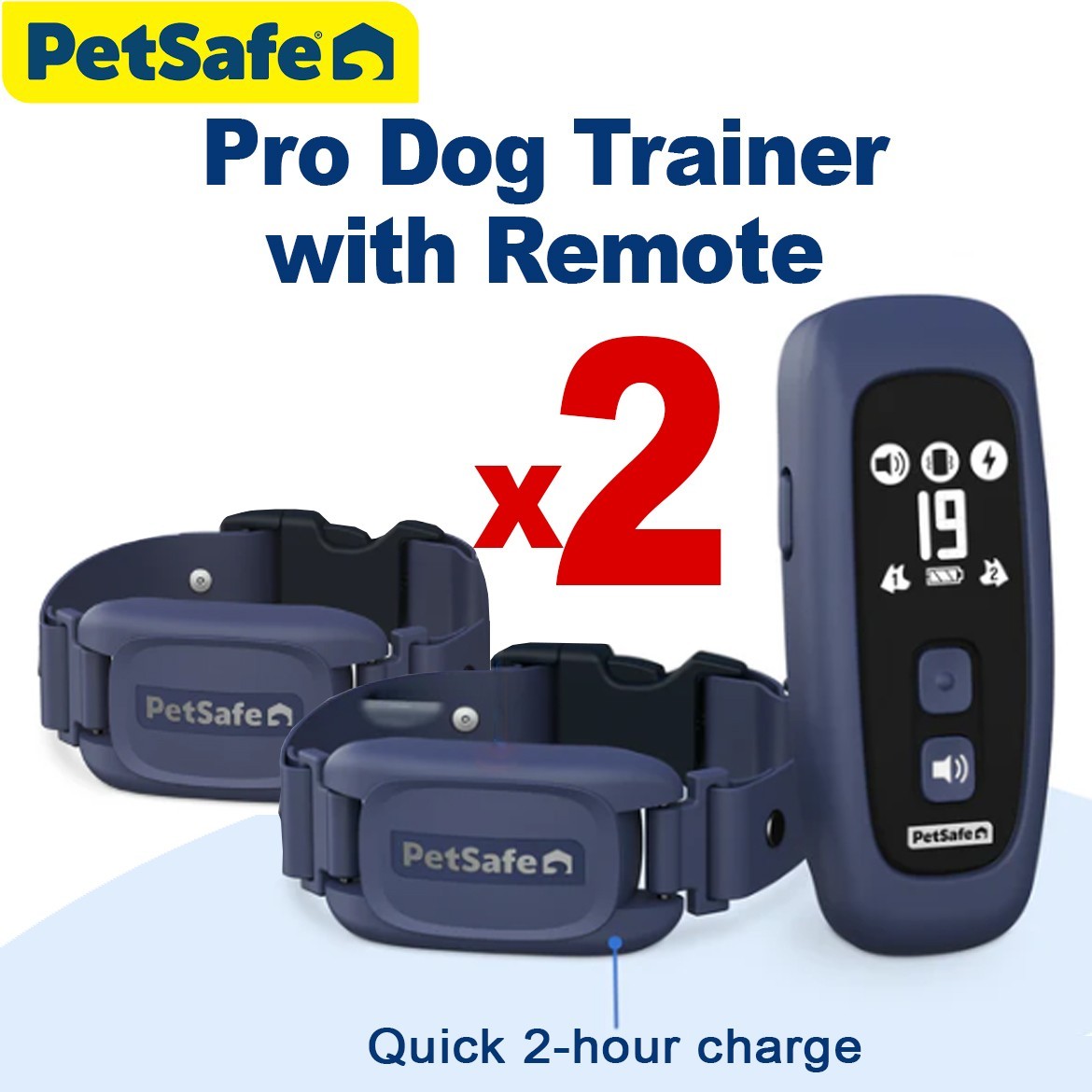 PetSafe Remote Dog Training Collar System 2 Collars 1 Remote pdt00-18038