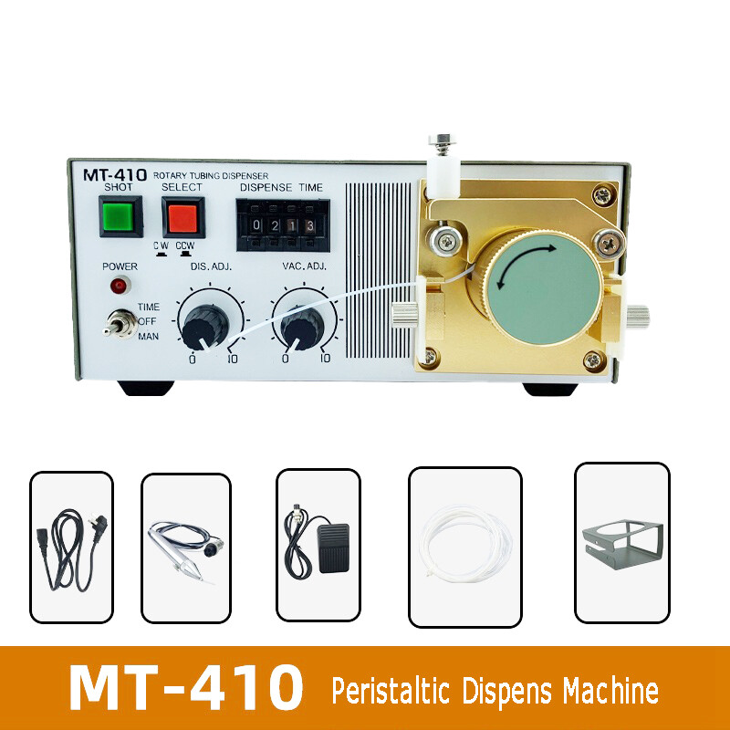 MT-410 Peristaltic Glue Applicator Water Instant Dry Glue Dispenser Machine