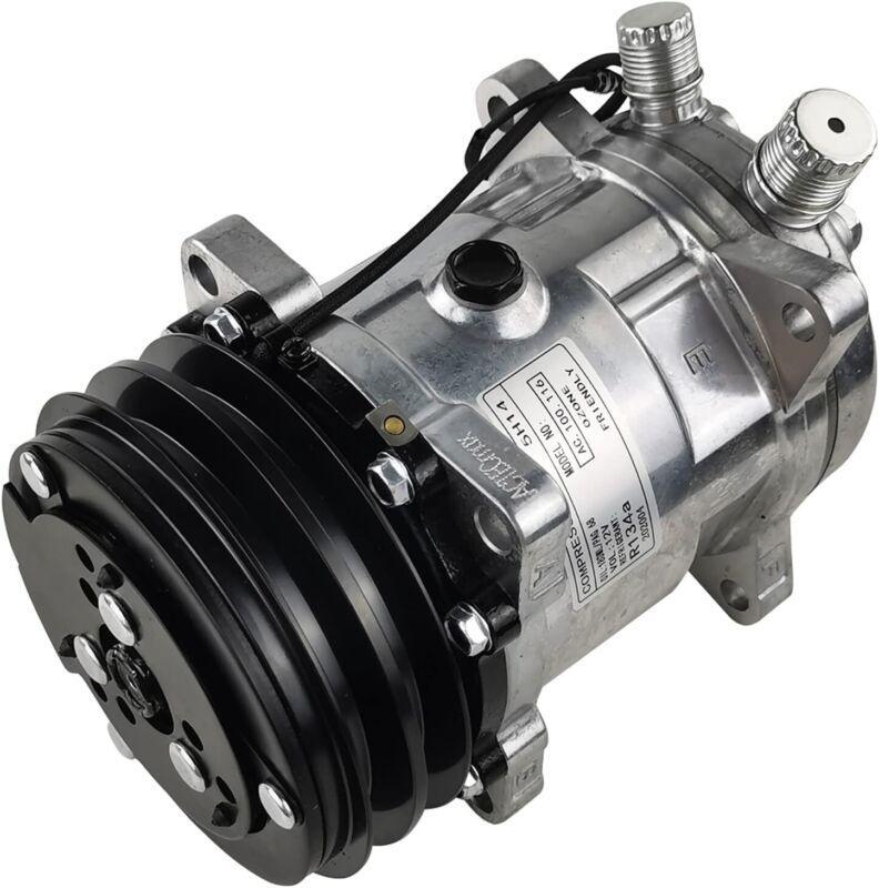 SV06E A/C Compressor 447260-5351 for Kubota Excavator KX080-3KX121 KX121-3