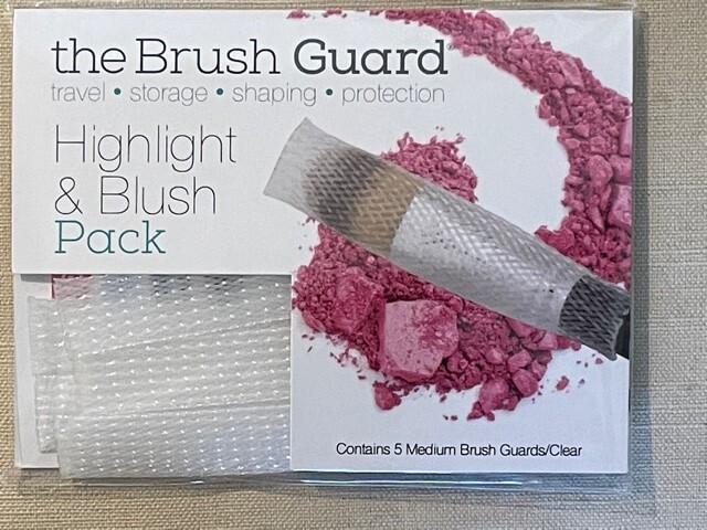 The Brush Guard Highlight & Blush Pack 5 Med Brush Guards/Clear Sealed Free Ship