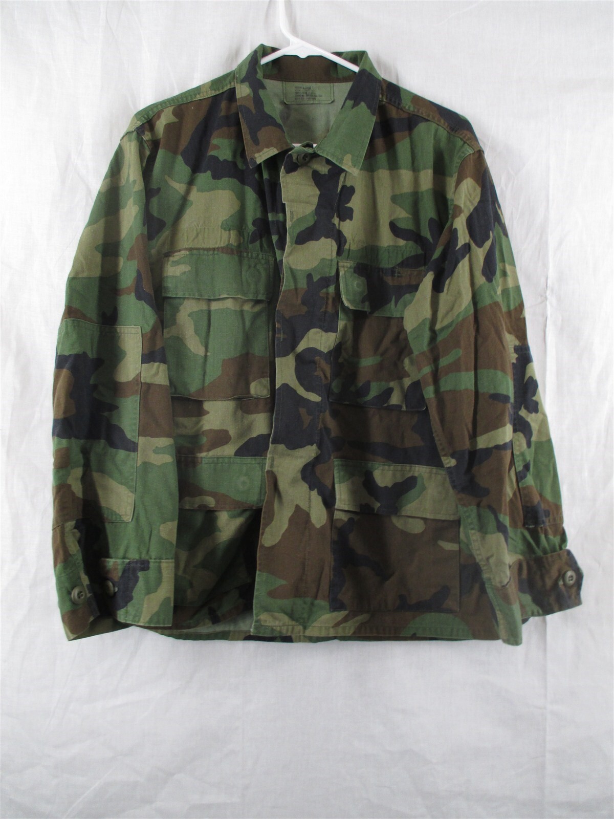 BDU Shirt/Coat Medium X-Short Cold Weather Winter Weight Woodland USGI Army