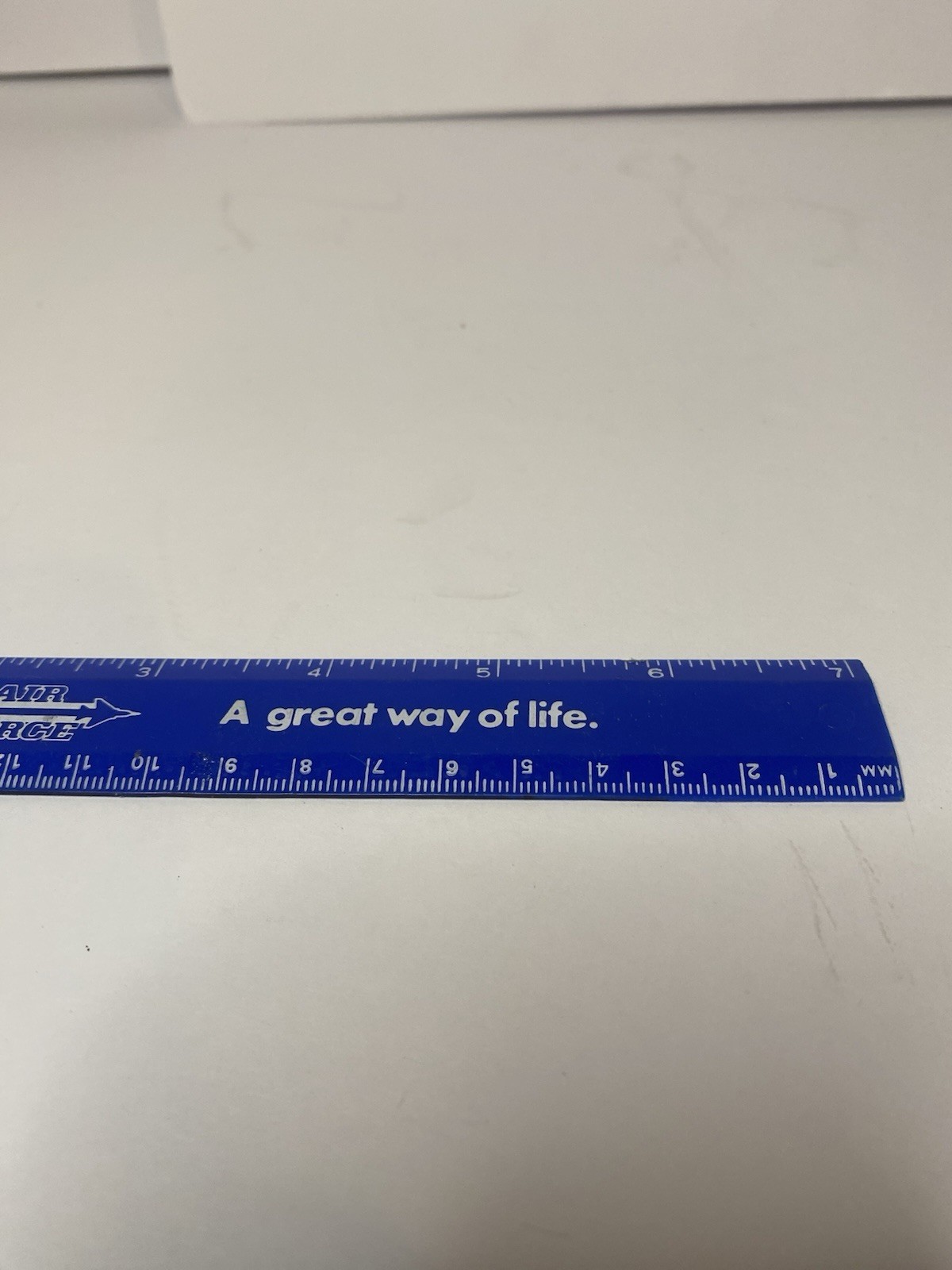 Vtg US Air Force 7 Inch Ruler - A Great Way Of Life