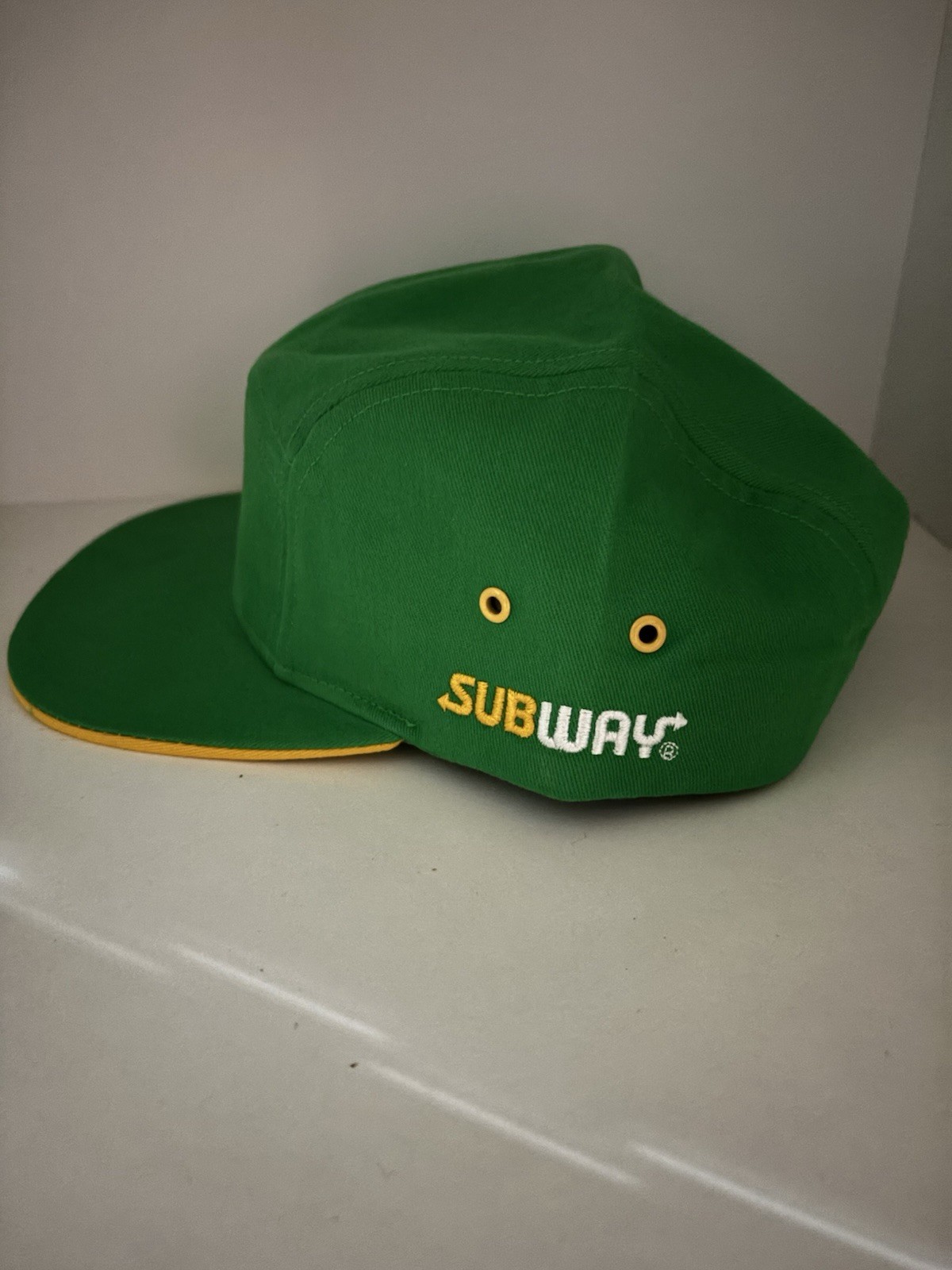 Subway Hat Cap Snapback Green Employee Uniform Sandwich Shop