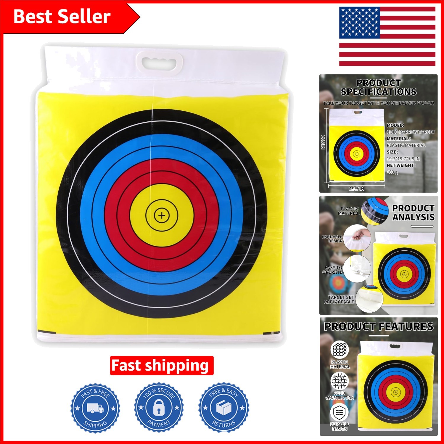 Lightweight Weatherproof Archery Target Cover - Enhance Your Shooting Skills