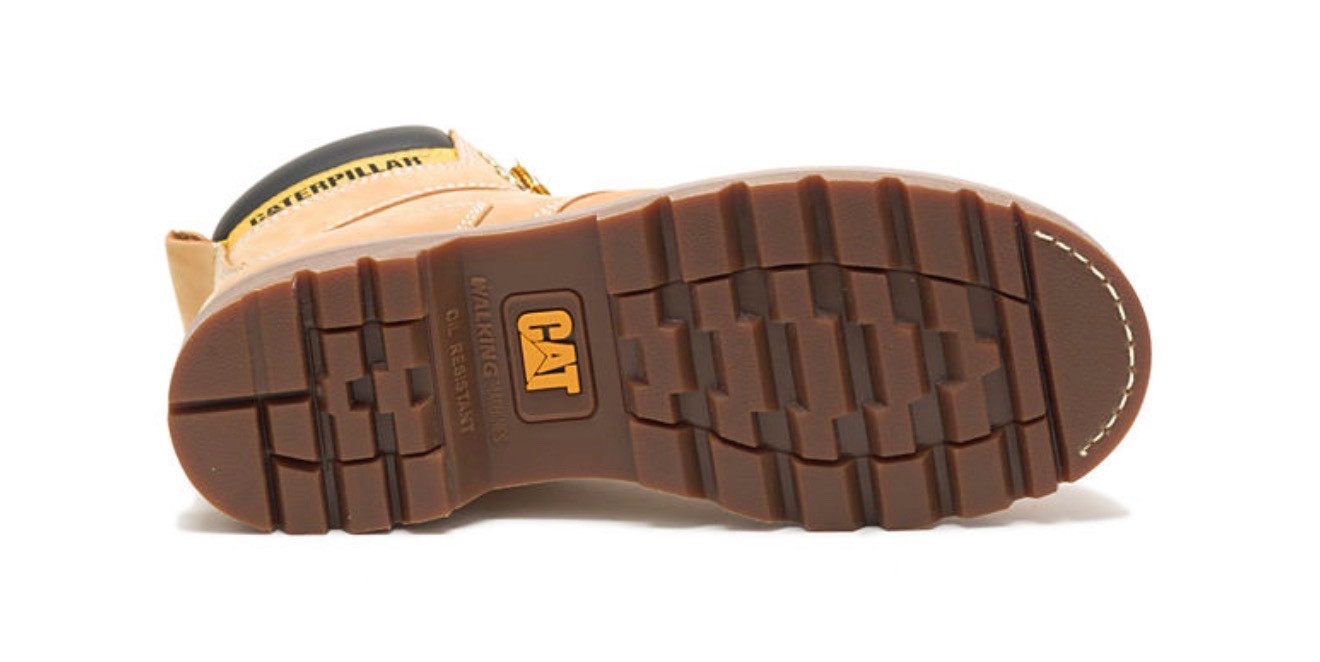 Caterpillar Men's Second Shift Steel Toe Work Boot P89162 Honey Boots Medium Cat