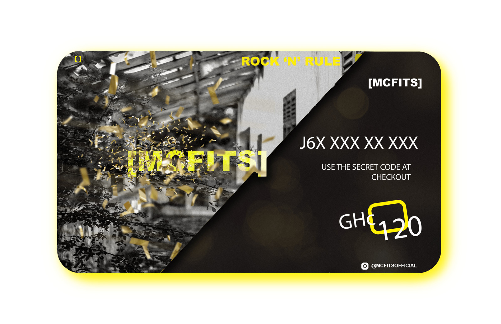 MCFITS GIFT CARDS (E-mail Delivery)