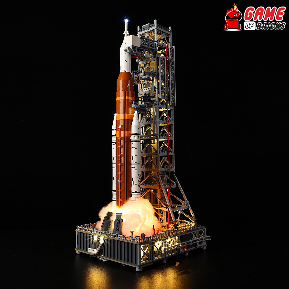 LED Light Kit for LEGO® NASA Artemis Space Launch System 10341 (Remote + Sound)